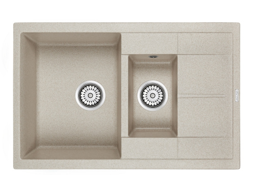 Кухонная мойка Paulmark FLUGEN 60/1,5 PM237850-BE 80х50 цвет бежевый